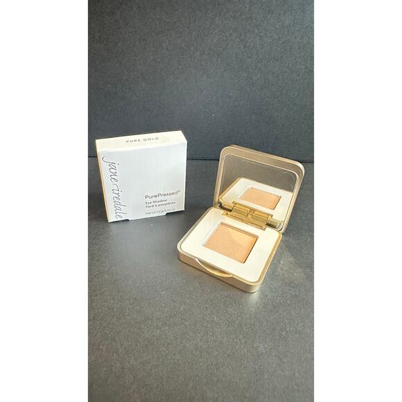 NIB jane iredale PurePressed Eye Shadow in Pure Gold 1.3g/.04 oz. - Picture 2 of 9